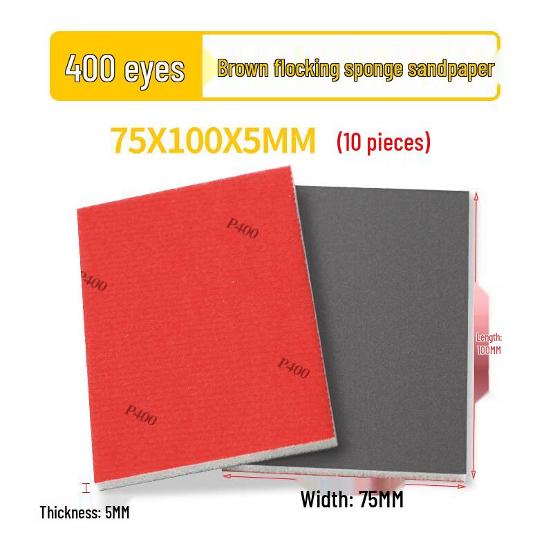 Allied Square Sponge Sandpaper, 400 Grit