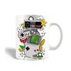 Mug en céramique - MANIACASE - Consoles Nintendo vintage old school - blanc - 30 cl - compatible lave-vaisselle