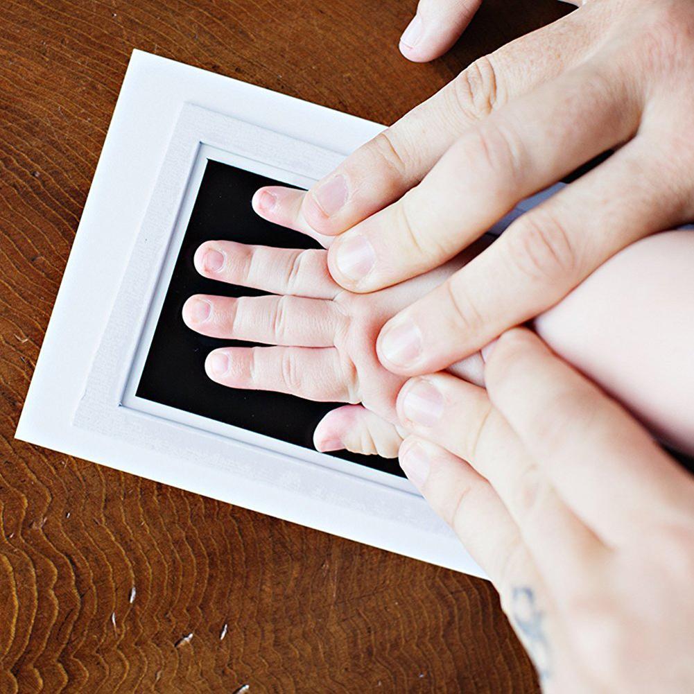 Baby Non-Toxic Handprint Footprint Imprint Kit Casting Infant Clay Toys