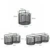 Round Kitchen Storage Rack Wall Mounted Space Saving Wall Mounted Storage Rack Multipurpose Vegetable Storage Basket Bathrooms