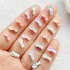 100pcs Colorful Resin Kawaii Mini Cute Mini Bow Spoon Fork Nail Art Flat back Stone Figurines Scrapbook DIY Jewelry Decor Crafts