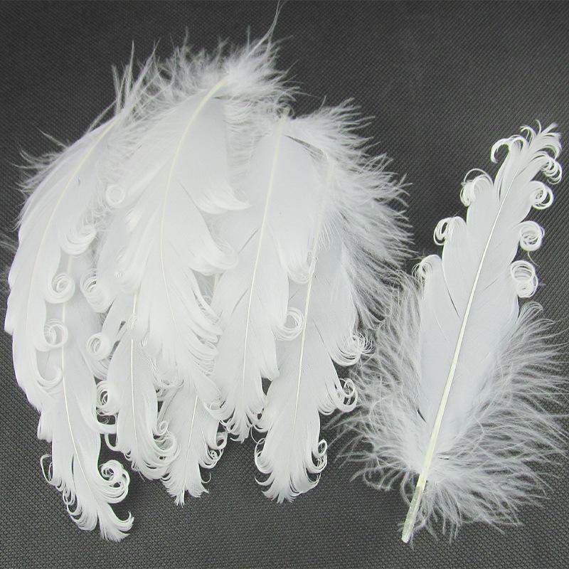 Diy Handmade White Large Fluttering Feather Accessories Accessories Hats Clothing Luggage Accessories