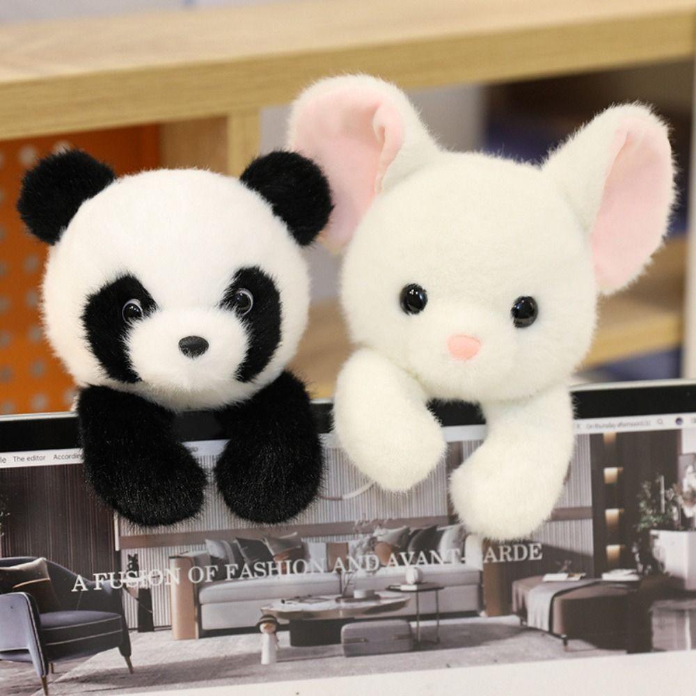 Fluffy Plush Desktop Buddy Toy Sitting Cow Hug Pillow Creative Dinosaur Plush  Toy  Children's Day
