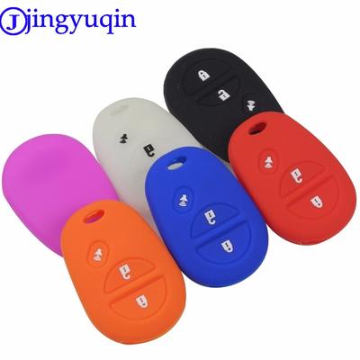 Jingyuqin Fernbedienung Hülle 3 Tasten Auto-Styling Silikon Abdeckung Case Schlüsselanhänger Für Toyota Sienna/Tundra/Sequoia Schlüsselanhänger