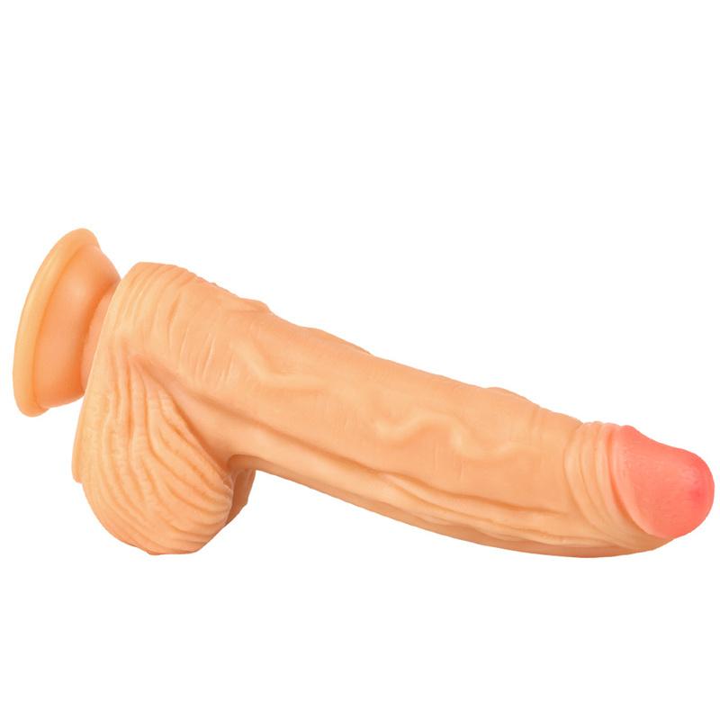 Simulation Dildo Female Self-defense Console Bed Flirting Sex Toys Adult Products Male Sucker Manual Dildo