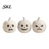 Modern 3D Printed Home Decor Mummy Pumpkin Skull Figurine for Halloween Decorations, Small Tabletop Accents with Funny Expressions Office Desk
