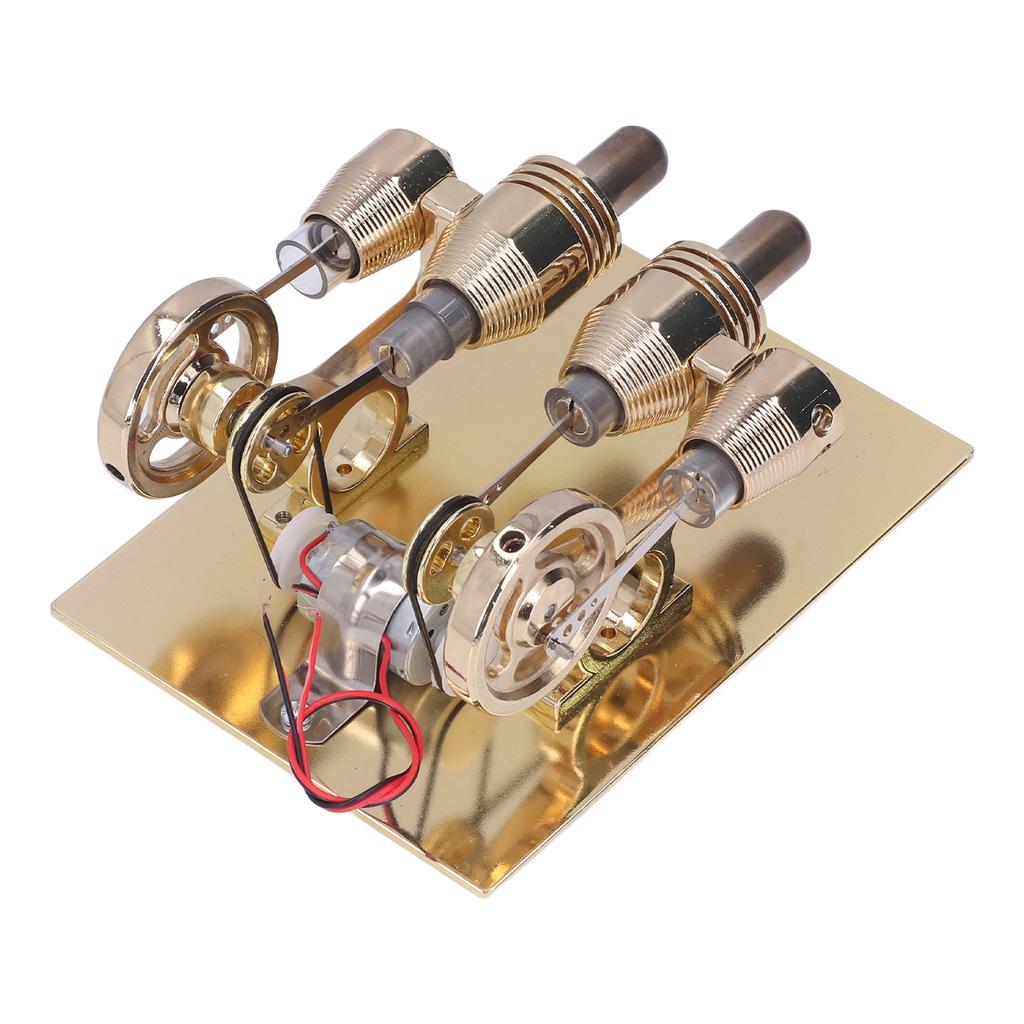 Stirling Car Engine Model Beautiful Appearance Arouse Children " s Interest Full Fun Physics Toy for