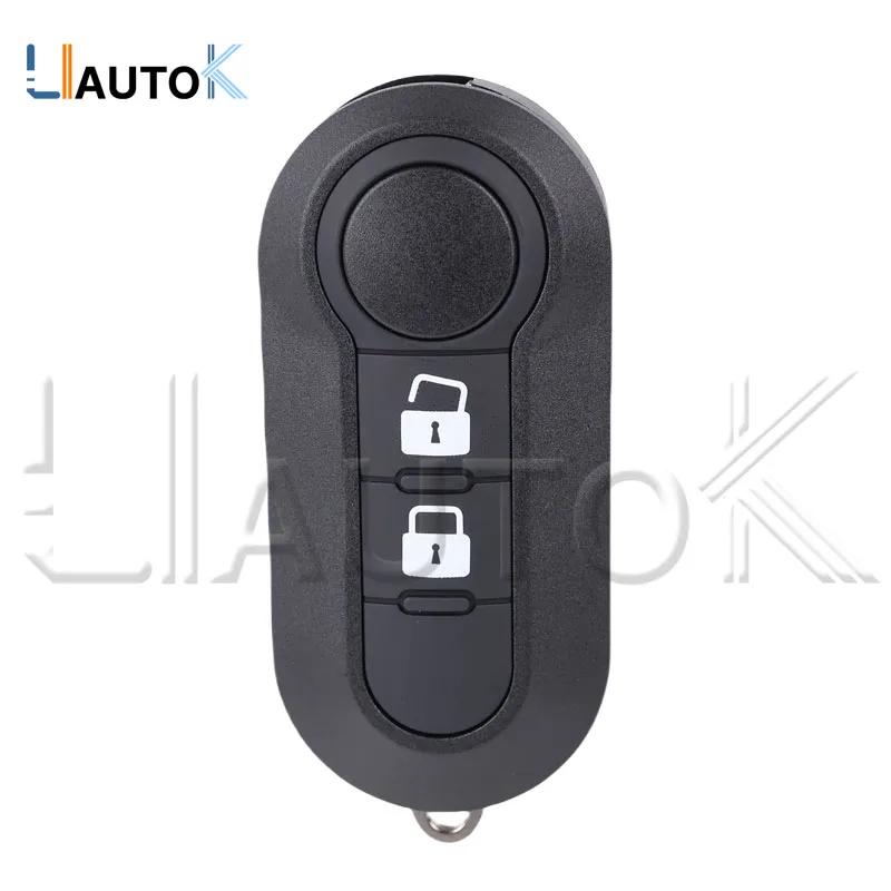 Car Key Case For Fiat 500 Punto Ducato Panda Bravo For Citroen Jumper For Peugeot Boxer Uncut Blade Key 2/3 Buttons Key Shell