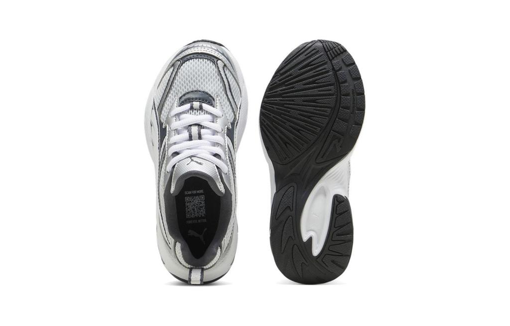 PUMA Morphic PS Kids Lifestyle Shoes Gray Black Children Aged 3 7 Years Old 393793-06