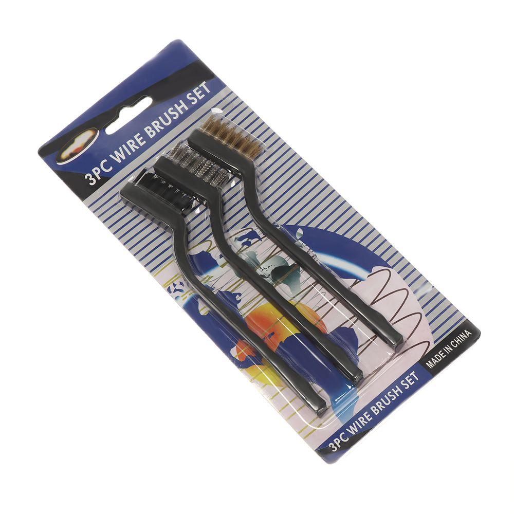 Multi-functional Car Outlet Vent Cleaning Brushes Wire Brush Grill Clean Tool Rust Paint Remove Tool