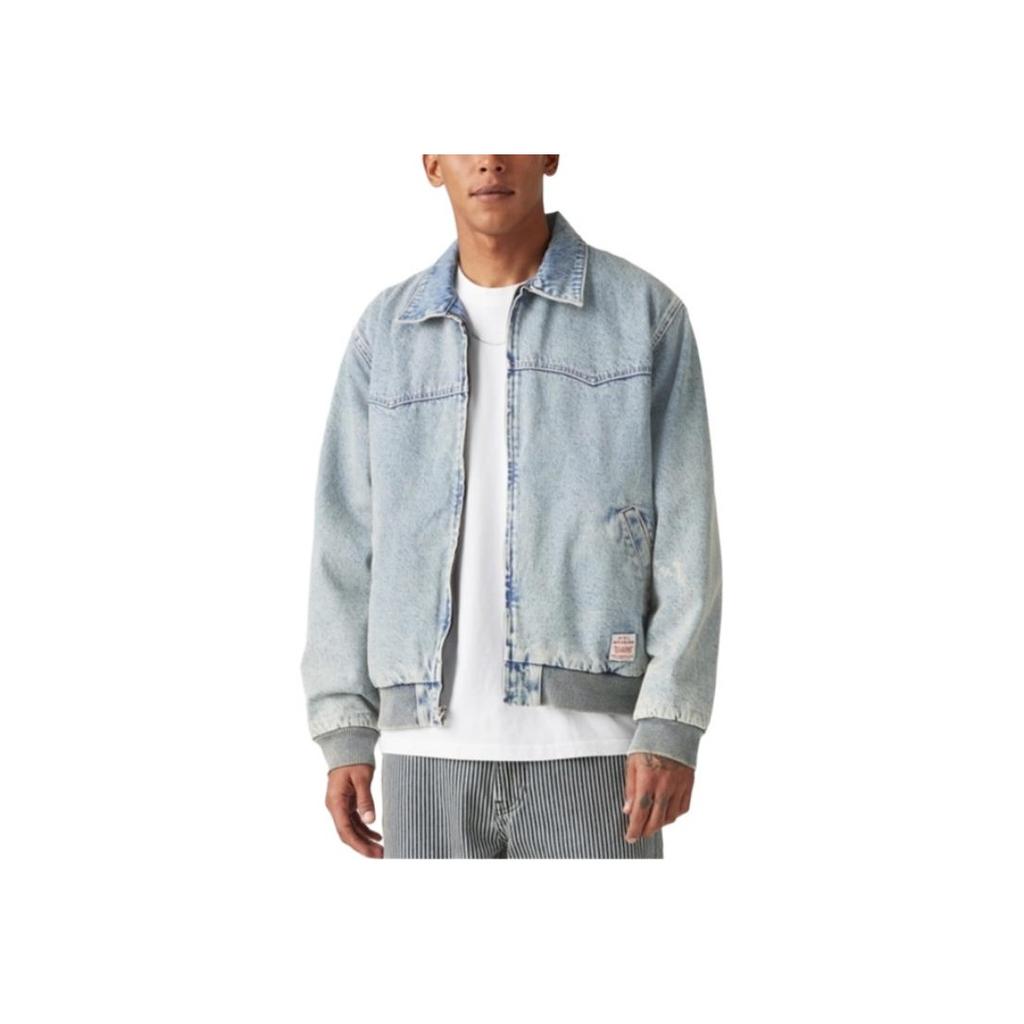 Levis Einfach Bequem Vielseitig Lässig Locker Mode Langarm Jeansjacke Herren Jacke Blau A8583-0003