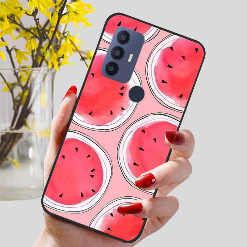 

Phone Cover For TCL 30 SE Case Beautiful Silicon TPU Soft Bumper Covers for TCL 30E / 305 / 306 / 30SE Protect Shell Landscape TCL 30 SE
