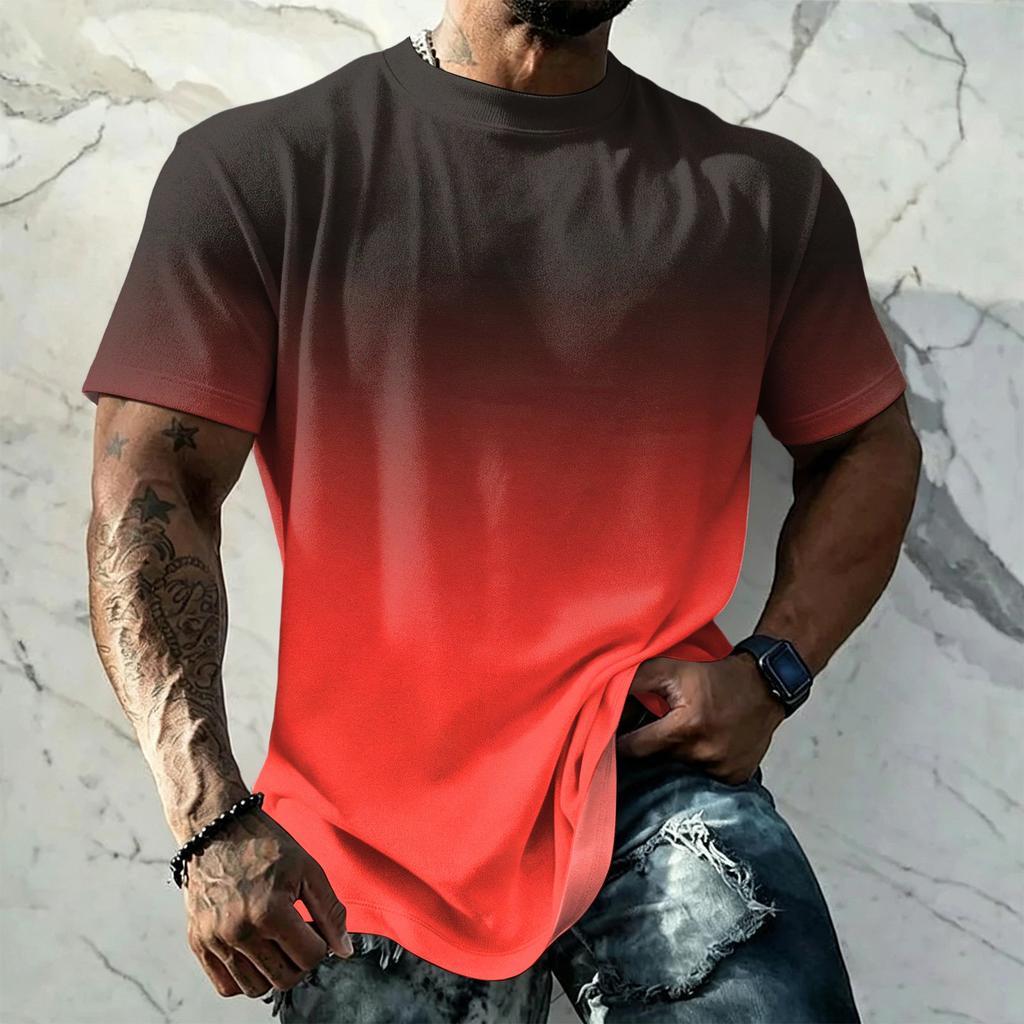 Men's Vintage Short Sleeve T Shirt Loose Fit Breathable Summer Sports Streetwear Casual Everyday Top