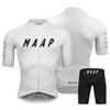 MAAP Mens Cycling Jersey Bib Shorts Set Performance Road Bike Apparel Breathable