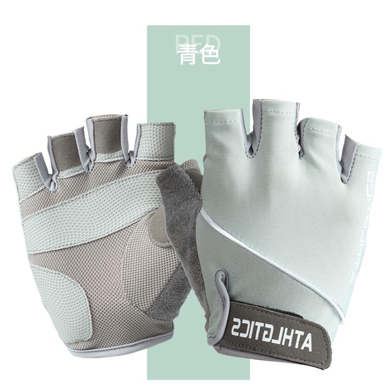 Sommer Gym Fitness Handschuhe Männer Frauen Gewichtheben Sport Training Handschuhe Elastische Halbfinger Fahrradhandschuhe Fahrradzubehör