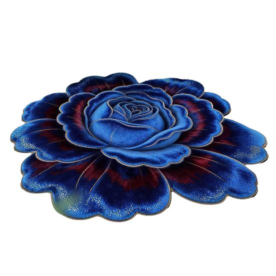 Floor Mat Traditional Chinese Floral Design Multiple Sizes Bedroom Soft Rug Living Room Bedroom Door