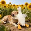 Brinquedo de Pelúcia de Ganso para Cães, Animal de Pelúcia Macio para Roedores Agressivos, Brinquedo de Ganso Realista, Brinquedo Interativo para Cães, Presente para Amantes de Animais de Estimação