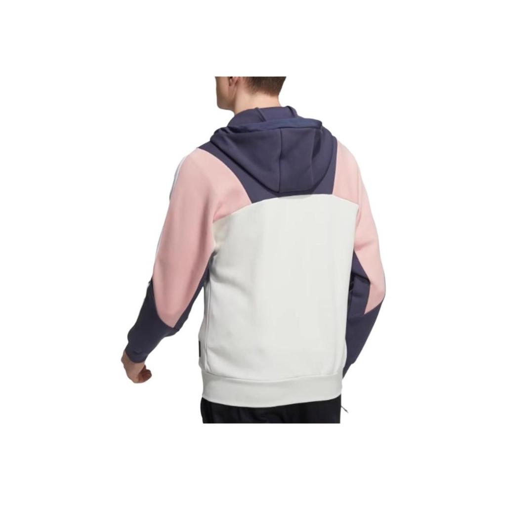 Adidas Logo Print Color Block Hooded Jacket Men Outerwear Multicolor HE7470