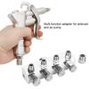Multi Function Adjustable Aluminium Air Hose Splitter Airbrush Adapter Fitting Accessories #1