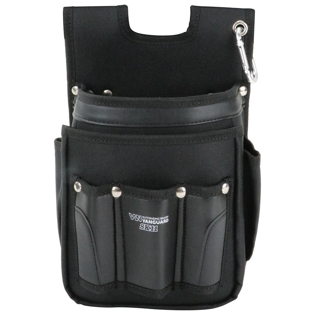 SK11 VANGUARD Tool Pouch with Matte 170mm X 280mm X 110mm Holder, Black, (W) (H) (D), VGD2-14