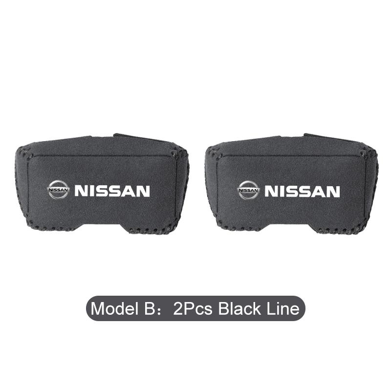 Car Logo Seat Safety Belt Buckle Cover Interior Accessories For Nissan Qashqai J11 J12 Sylphy N7 Teana Note Navara Juke GTR Leaf Y12