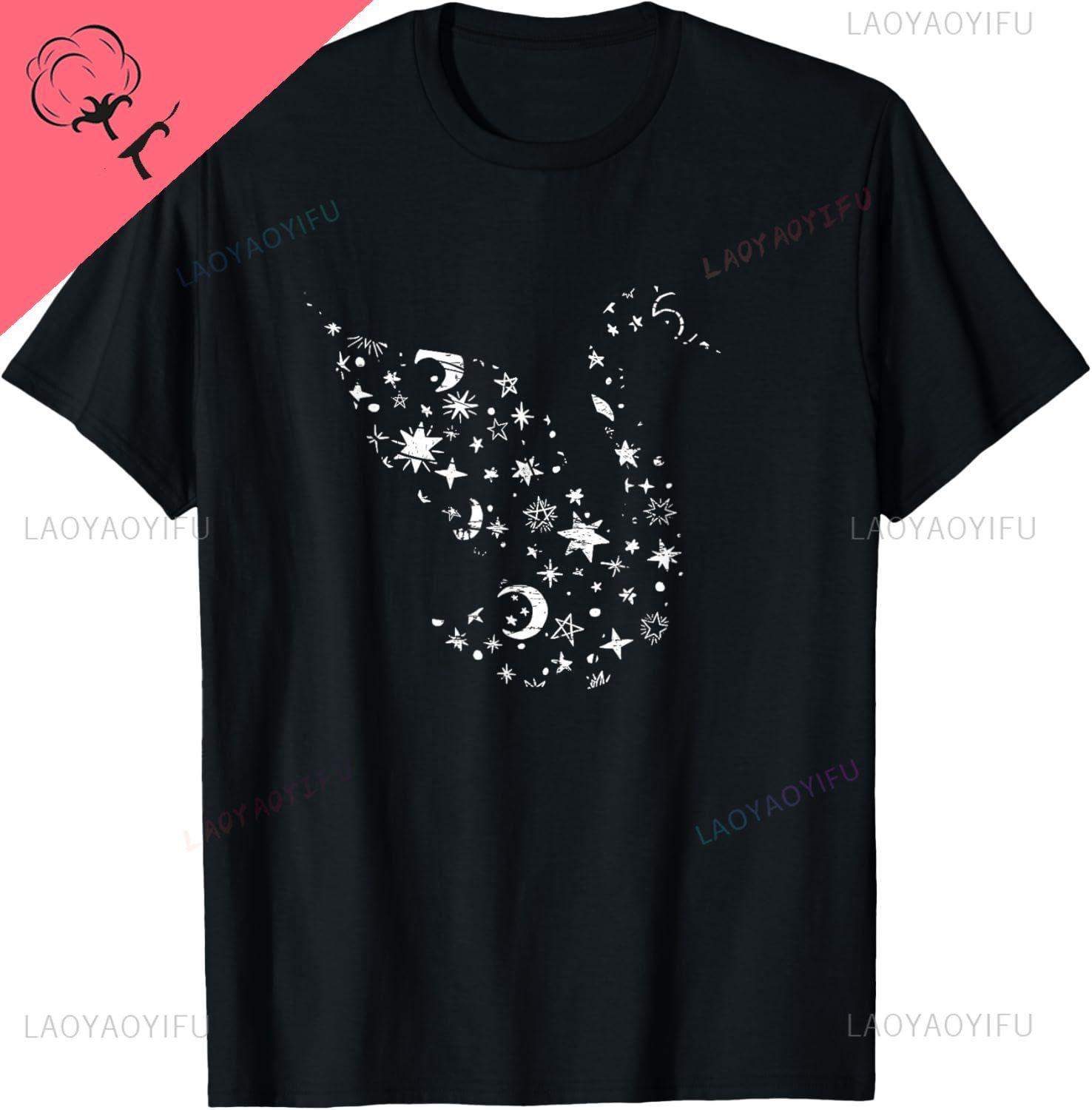 

Astronomy Starts Waterfowl Animal Lover Gift Wildlife Swan TShirt Custom Printed Graphic T Shirts Casual Camisas Streetwear S