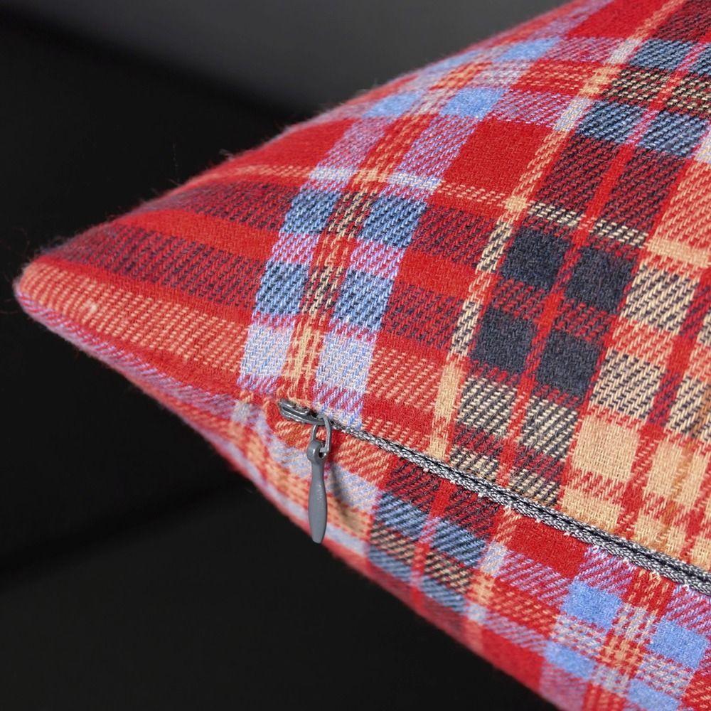 Festive Cushion Pillowslip Plaid Throw Pillow Cover Christmas Pillow Cover  Home Decor