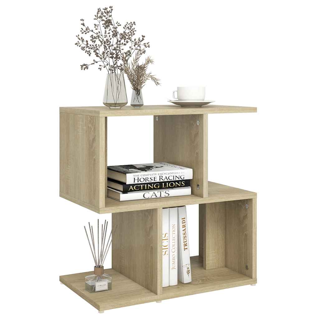 Vidaxl Szafka Nocna, Dąb Sonoma 50X30X51,5 Cm, Materiał Drewnopochodny
