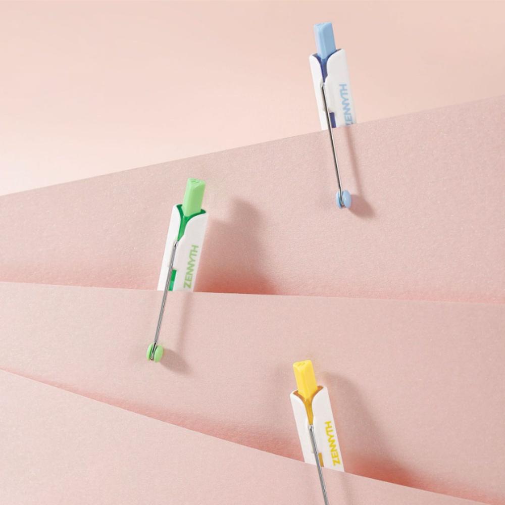 4pcs Aesthetic Gradient Series Gel Pens 0.5mm CS Tip Smooth Writing Black Color Ink Pens with Roller Clip Stationery