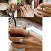Chic 2023 Ins Style Retro Baroque Pearl Ring For Women Fashion Jewelry Accessory
