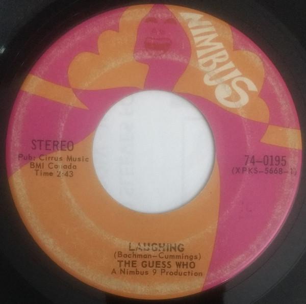 7inch Record GUESS WHO - Laughing / Undun 740195 Nimbus 1969 Canada Rock Used фото