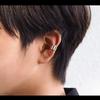 [Brand Name: 2PIECES] Silver Ear Cuff, Men's Simple Accessory, Sold Individually (pi0554)