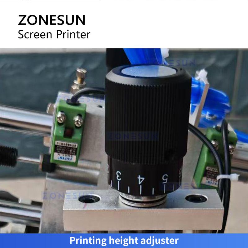 ZONESUN ZS-SY1520 Pneumatischer Siebdrucker Flachdruckmaschine für Kleidung & Kartons