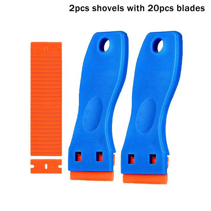 1Set Car Sticker Remover Multipurpose Plastic Small Paint Automotive Film Applying Tool Household Glass Cleaning Scraper