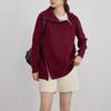 Korean Lapel Side Zipper Pullover Sweater Autumn and Winter New Solid Color Casual Loose Large Size Knitted Sweater Women's Tide