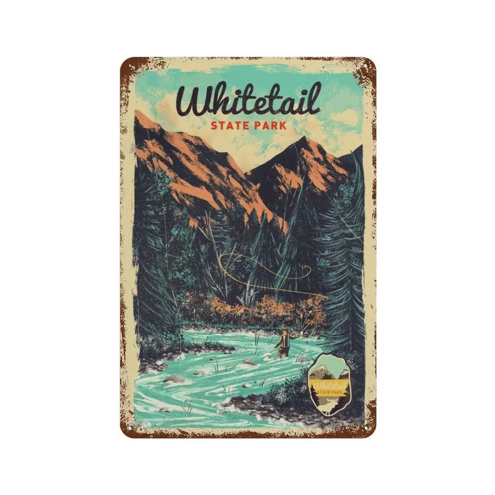 Welcome To Arizona Natural Landscape Metal Sign Metal Plaque Poster Vintage Wall Plate Bar Club Wall Decor Retro Home Decor