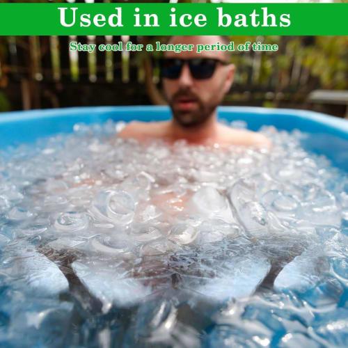 Extra-large ice maker, extra-large ice, 24.8x12.2x7cm ice cube tray, extra-large ice cube tray, large ice cube mold for ice bath, slow to melt, large