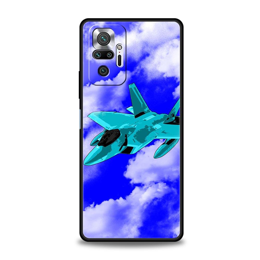 Handyhülle für Xiaomi Redmi Note 12 10 11 9 8 Pro Plus 9S 7 8T 9T 9A 8A 9C K40 Gaming Soft Cover JDM Sportwagen Lampe Flugzeug