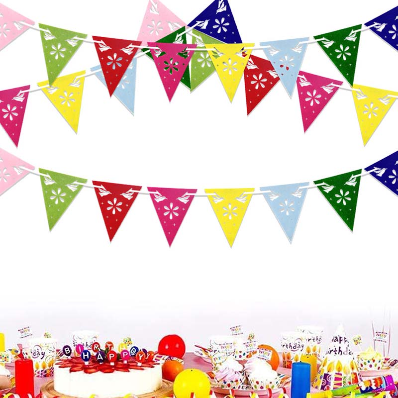 WTEMPO Cinco De Mayo/Mexican Party Banners Carnival Event Decor Día De Muertos Indoor Outdoor Cultural Activity Supplies Day of The Dead Hanging Flags