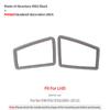 For BMW E90 E92 E93 Made of Alcantara Car Interior Dashboard Side Air Vent Outlet Trim Frame Performance Stickers Accessories