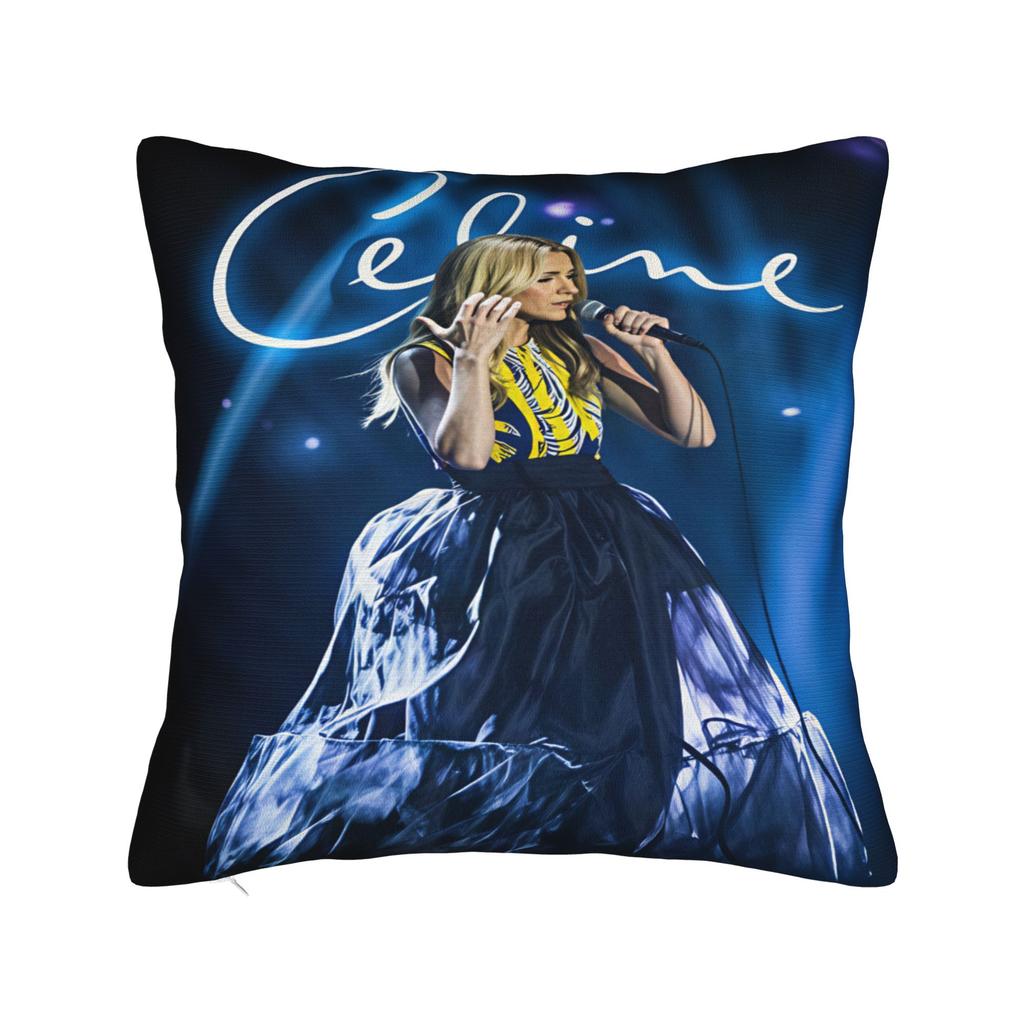 Celines Dions Paris 2026 Pillow Cover Morden Pillow Case For Couch Sofa Bedroom Graphic Cushion Cover Gift