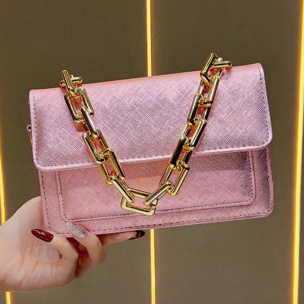 Borsa a mano con tracolla per abbigliamento formale da sera, Borsa a mano con tracolla a catena, Borsa a mano da donna per portarla a tracolla