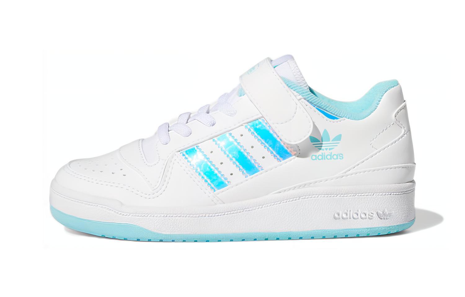 

Adidas Originals FORUM Iridescent Низкие Кеды для Скейтборда Бело-Синие Детские Возраст 3 7 Лет GZ8846 28