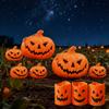 LED Pumpkin Lantern Halloween Ghost Face Christmas Gift Festival Party Atmosphere Light Glow-in-the-dark Decor Light Ornaments
