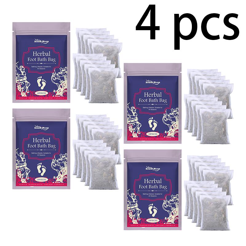 South Moon Herbal Foot Bath Packs Wormwood Extract Foot Soak Pack Gentle Care Foot Baths