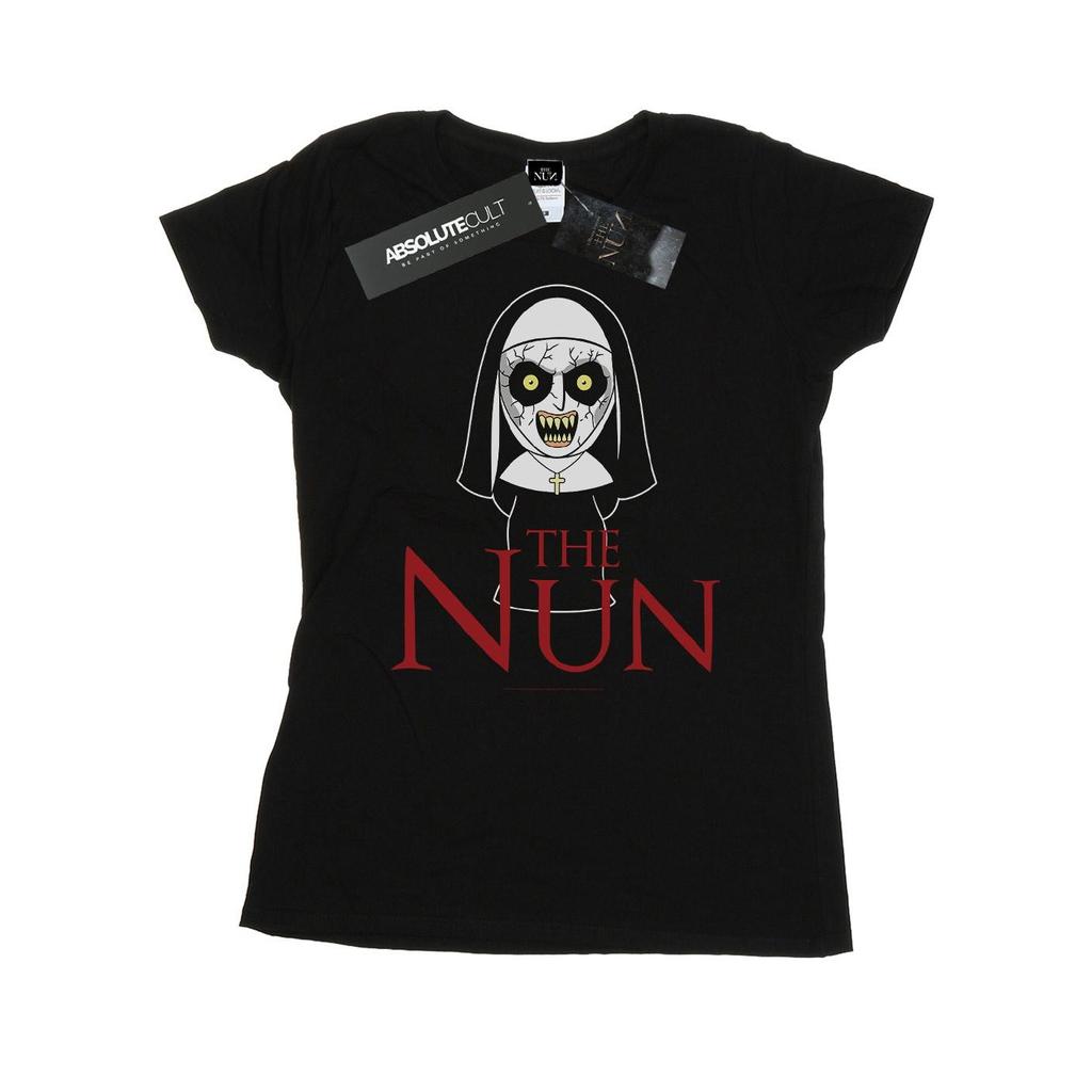 The Nun Womens/Ladies Chibi Scare Cotton T-Shirt