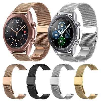 Metal Mesh Belt Watchband For Samsung Galaxy Watch3 Smartwatch Wrist Strap for Samsung Watch 3 45mm 41mm Milanese Band Bracelet