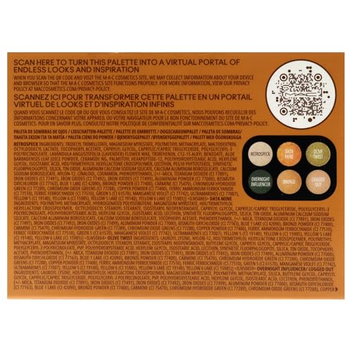 MAC Connect In-Color Eyeshadow Palette In Bronze Influence, 6.25g (Parallel Import)