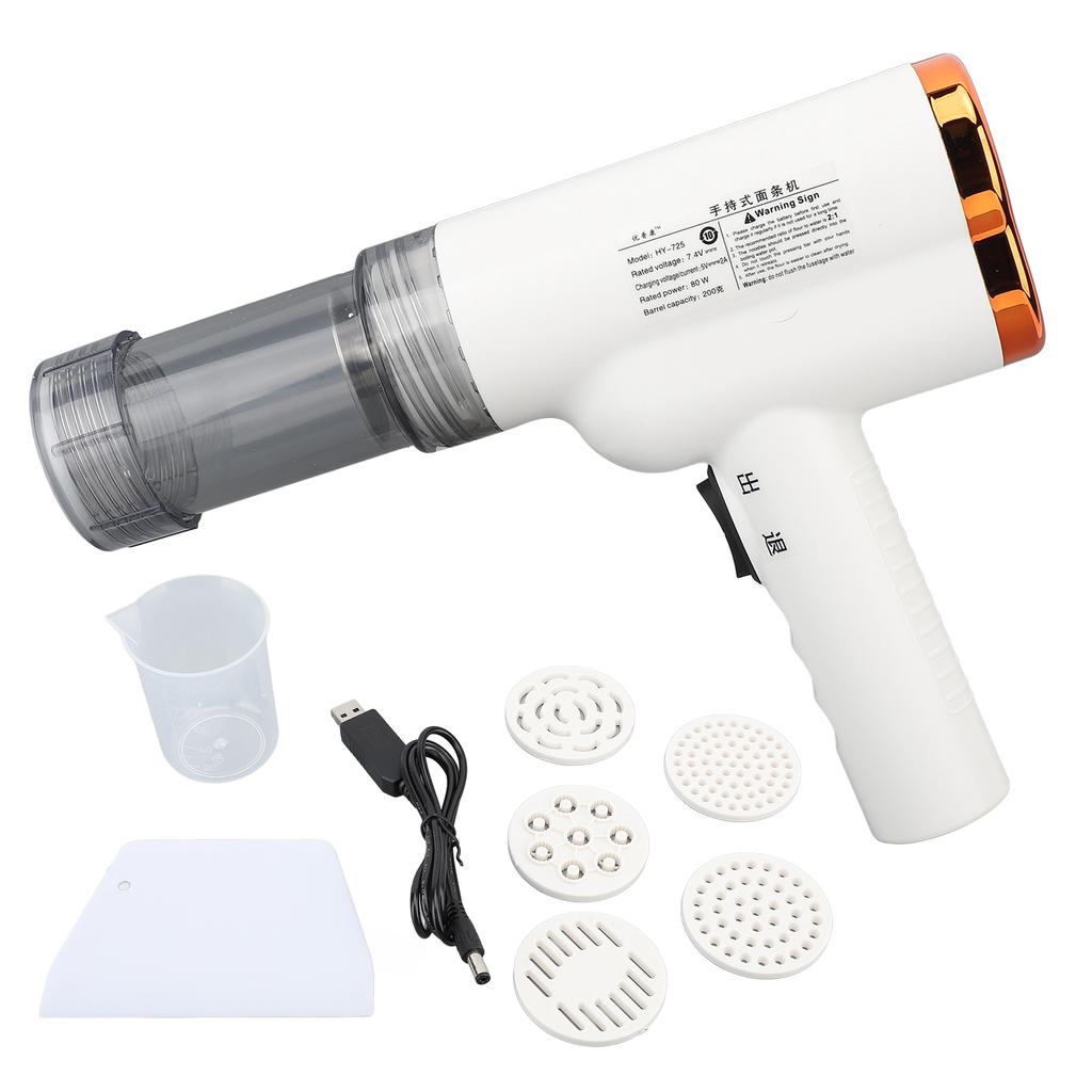 Electric Automatic Pasta Maker Labor Saving 304 Stainless Steel Handheld Pasta Noodle Making