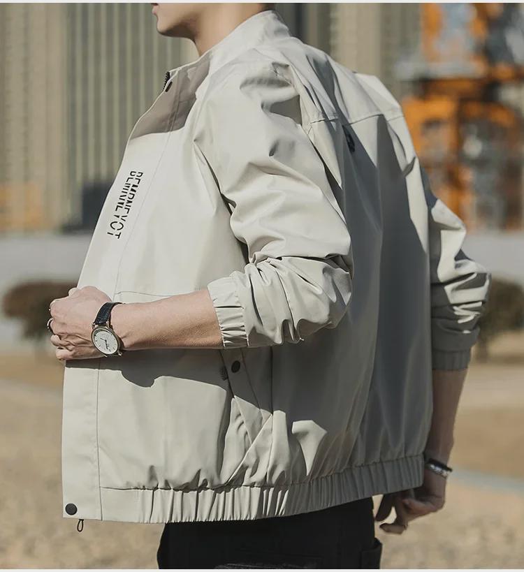 Men's Casual Korean Style Stand Collar Autumn Jacket